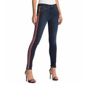 Joe's Jeans Wiloughby Side Stripe/Tape Women's Skinny Ankle Jeans Size 29